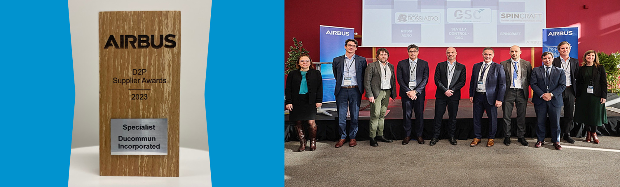 Ducommun Honored With Airbus D2P Supplier Award